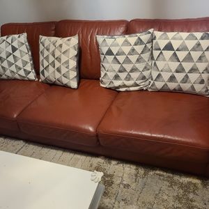 Real Leather Sofa